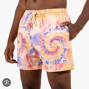 Duvin Design Co tie dye swim short
